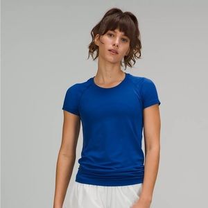 NWT Lululemon Run Swiftly Tech Short Sleeve 2.0 in blue